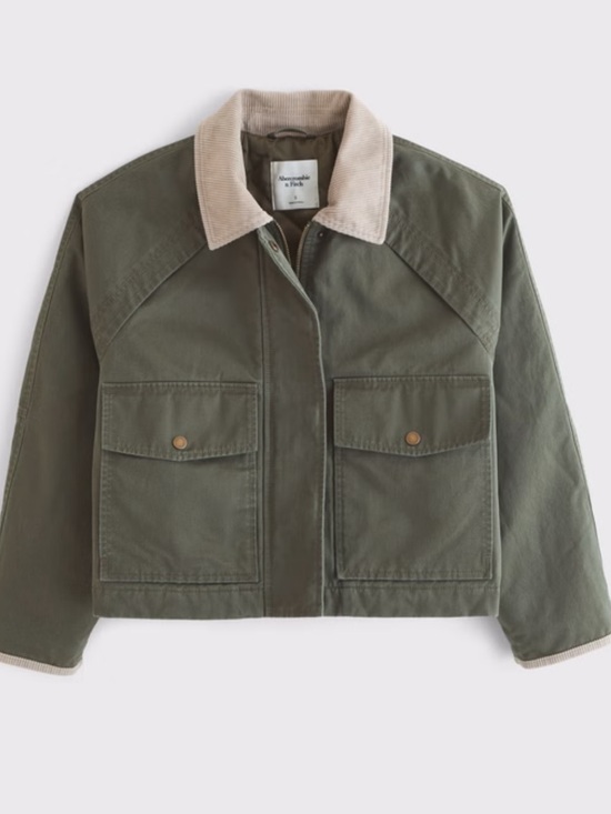 Abercrombie & Fitch Jackets & Blazers - NWT! Abercrombie Short Waxed Chore Jacket — XL